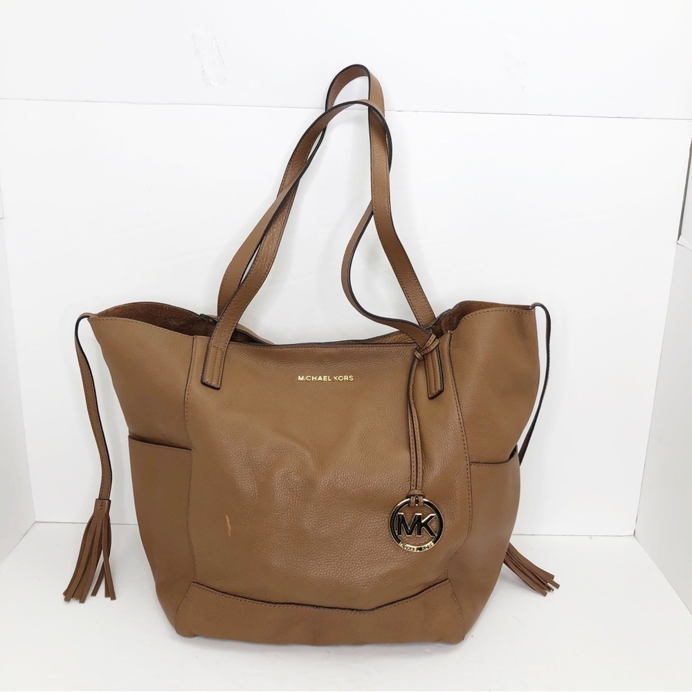 Michael Kors, brown leather tote bag - Picture 13 of 14